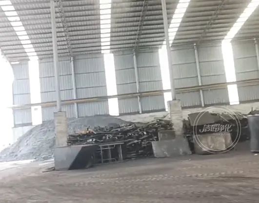 為陶瓷廠煤氣站安裝100+個高壓噴霧頭！Dejing的凈?除臭顯實力！